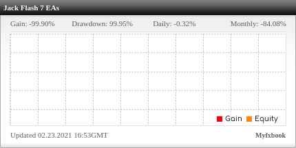 Jack Flash EA Review Jack Flash EA - Live Account Trading Results Using The Bundle Of 7 Profitable FX Expert Advisors And Forex Robots With EURUSD And EURCHF Currency Pairs - Real Stats Added 2020